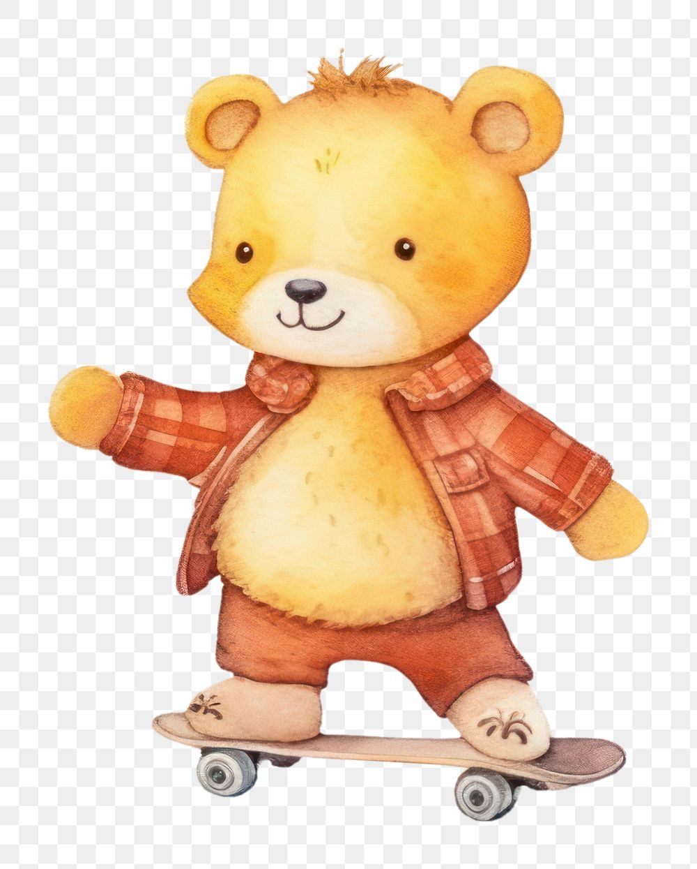 PNG Playing a skateboard smiling cute fun. 