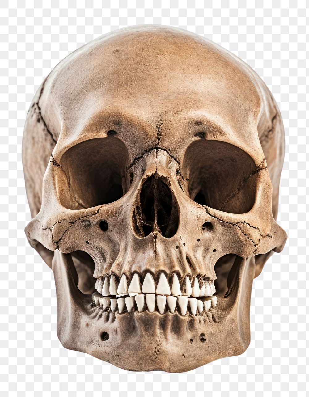 PNG Human skull anthropology sculpture. 