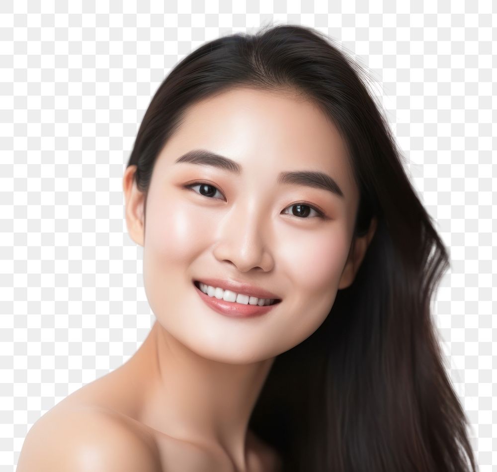 PNG Pretty Asian woman smiling adult smile. AI generated Image by rawpixel.