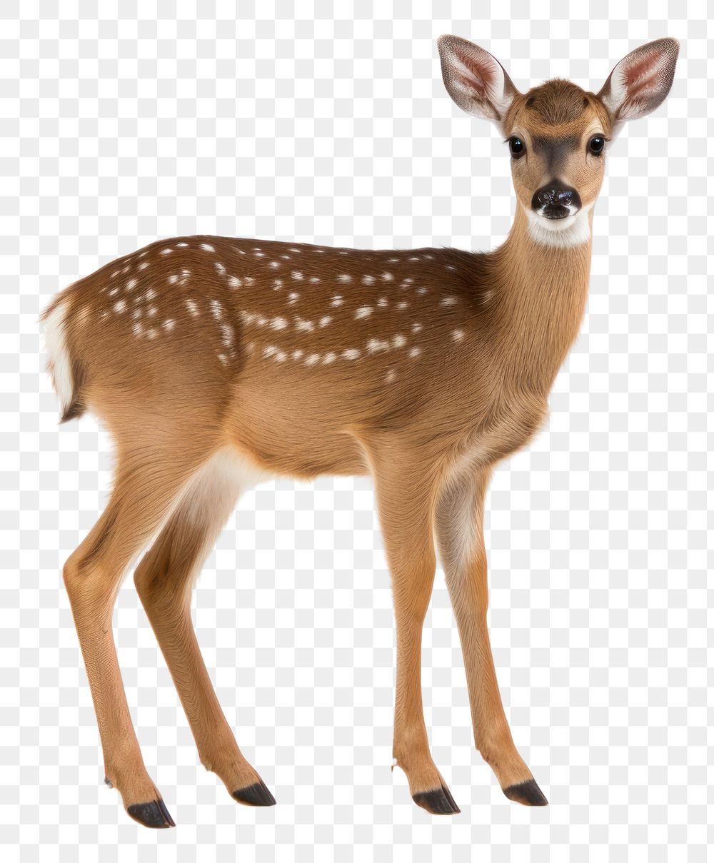 PNG Young deer wildlife animal mammal. AI generated Image by rawpixel.