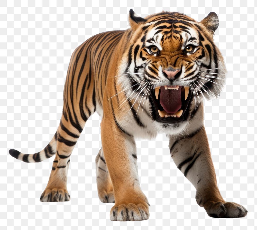 PNG Bengal Tiger tiger wildlife animal