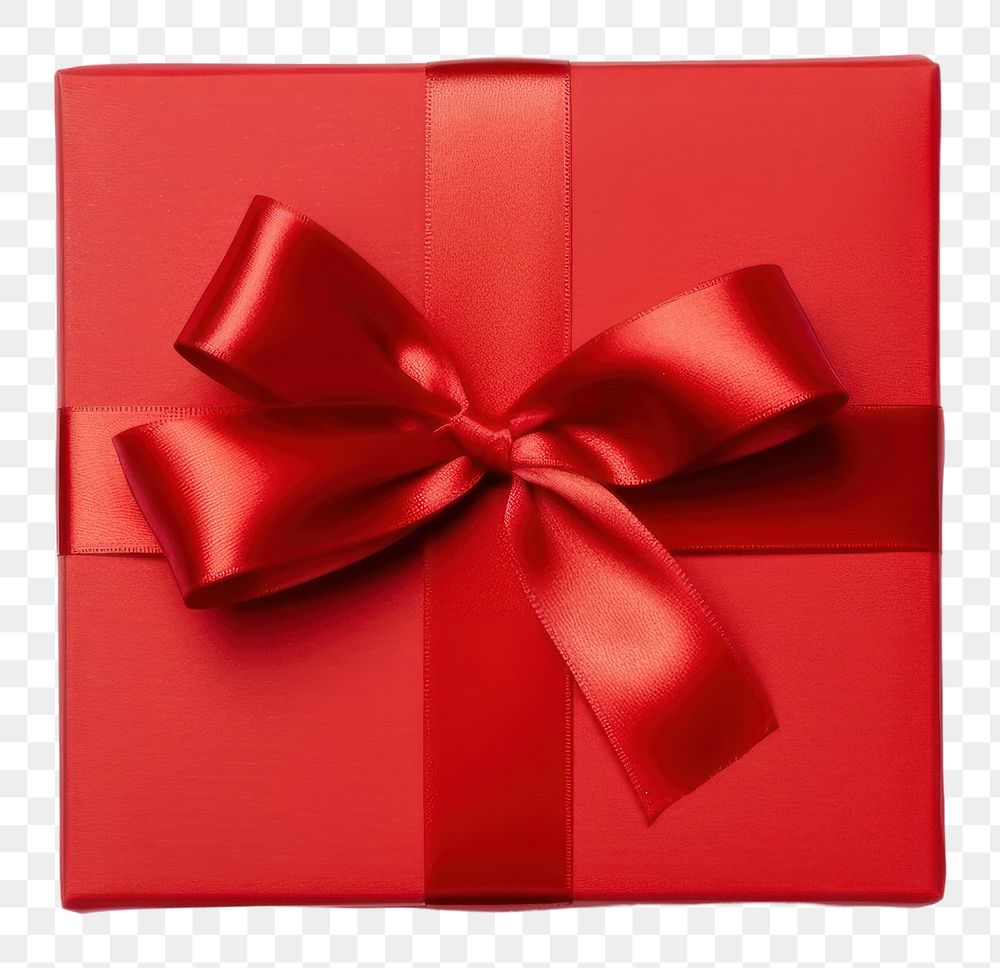PNG  Red gift box  anniversary celebration