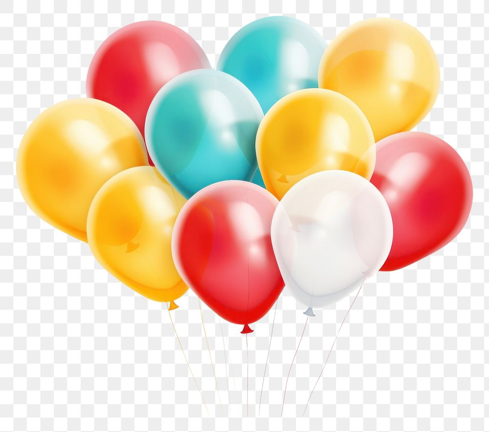 PNG Celebration balloon white background anniversary. AI generated Image by rawpixel.