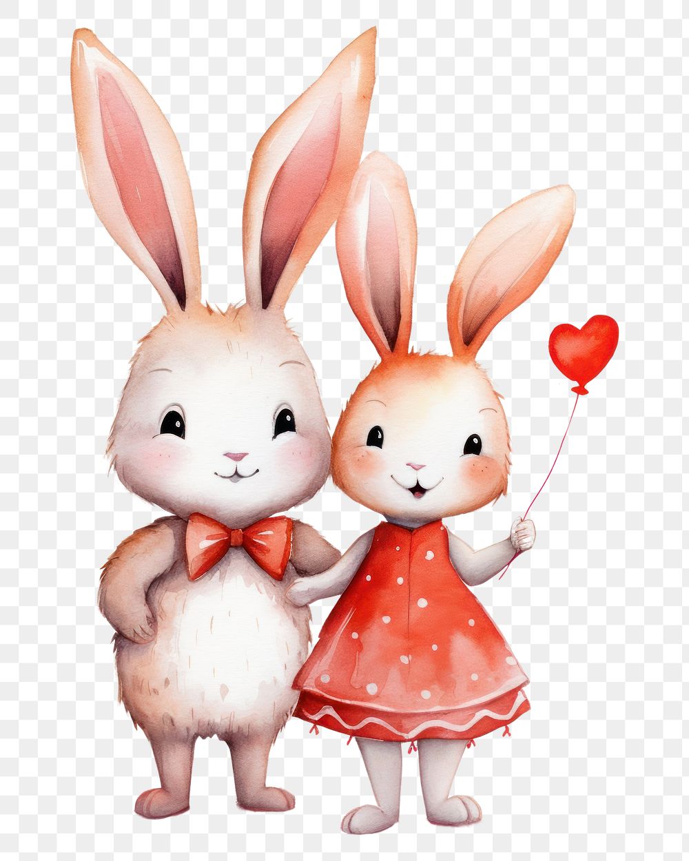 PNG Rabbit animal cute love. 