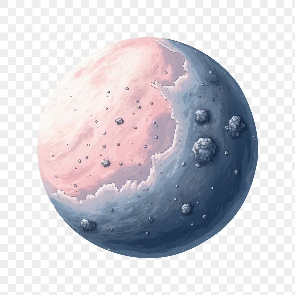 PNG Moon astronomy sphere planet. AI generated Image by rawpixel.