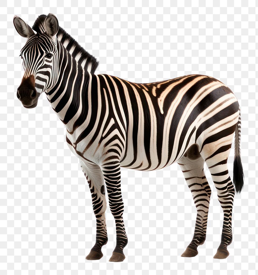 PNG Zebra wildlife animal mammal. 