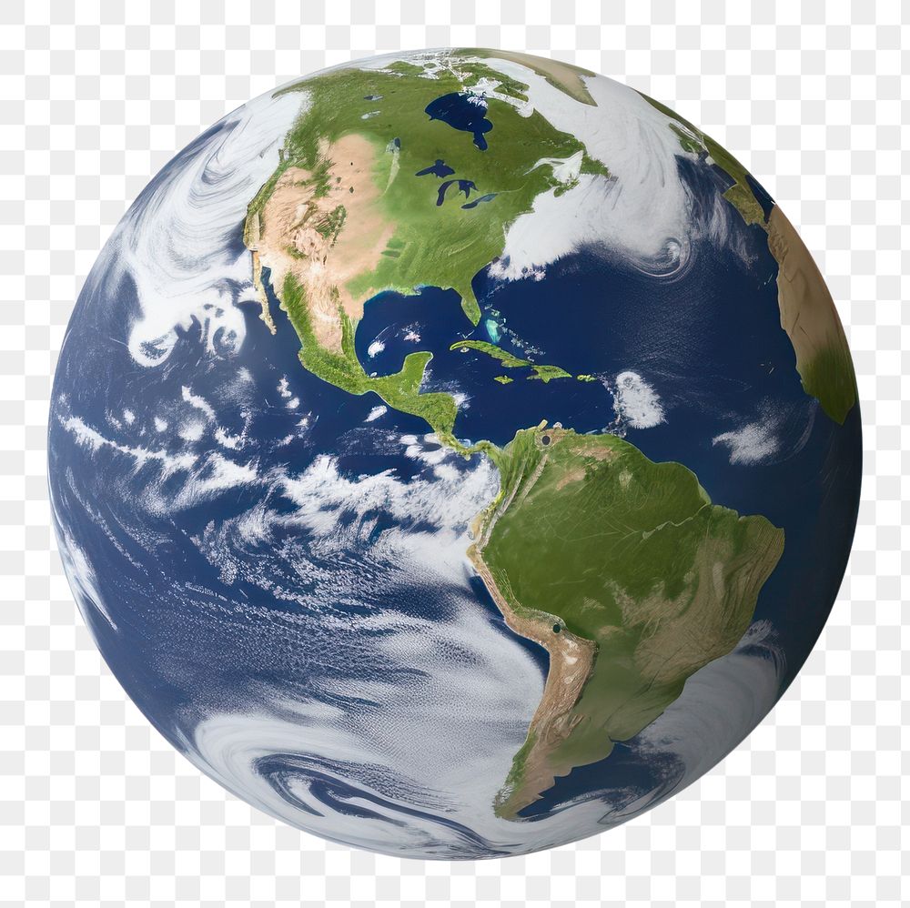 PNG Earth planet sphere space. AI generated Image by rawpixel.