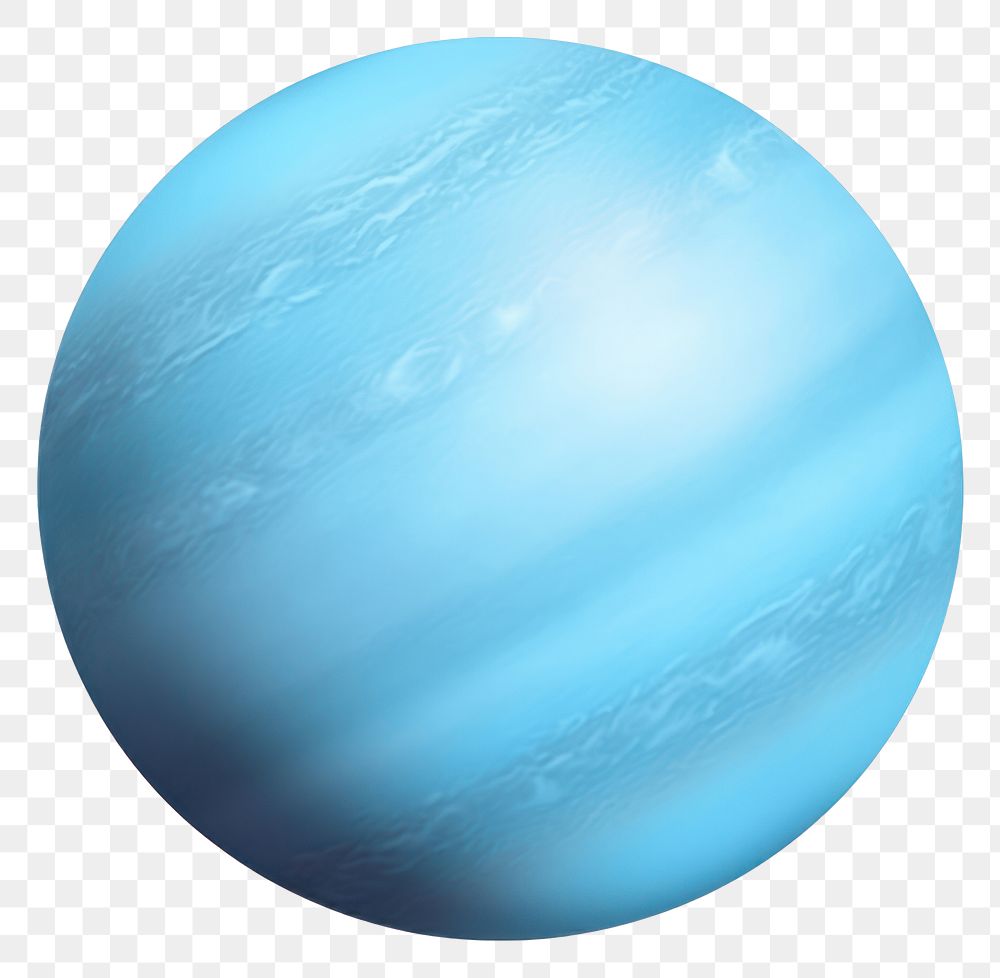 PNG Neptune planet space white background. AI generated Image by rawpixel.