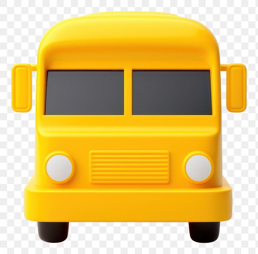 PNG Bus vehicle yellow toy. AI generated Image by rawpixel.