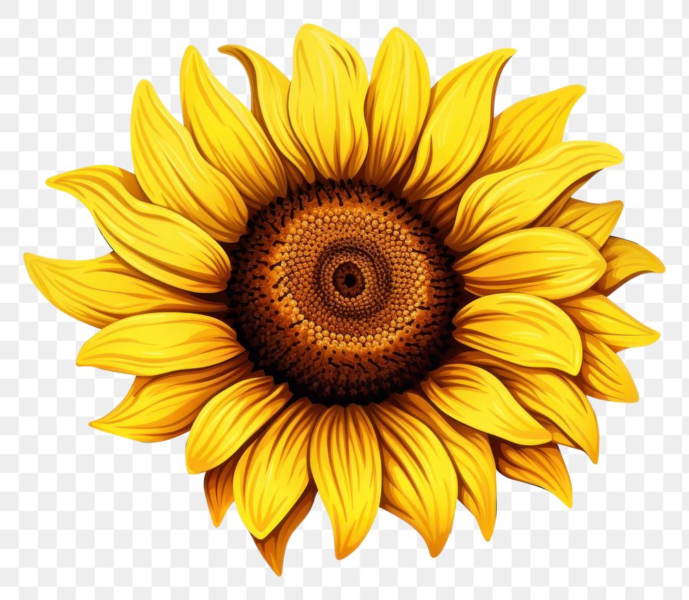 PNG Vector sunflower plant  