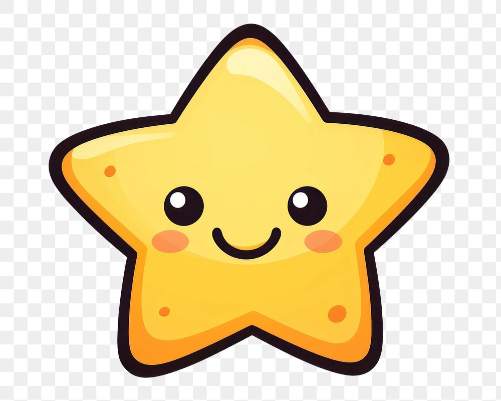 PNG Sticker cartoon symbol star. AI generated Image by rawpixel.