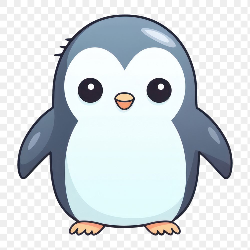 PNG Cartoon penguin cartoon animal. AI generated Image by rawpixel.