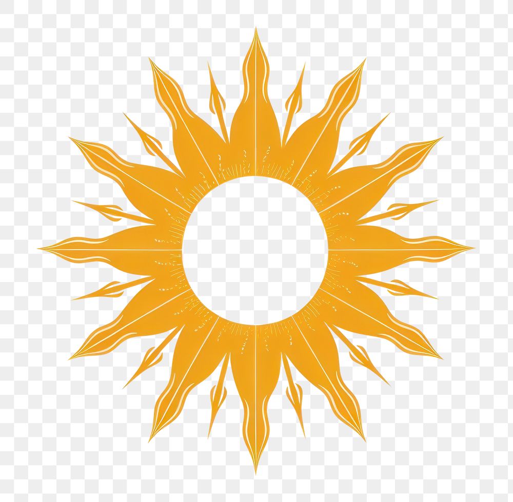PNG Sun png sunflower logo sky. AI generated Image by rawpixel.