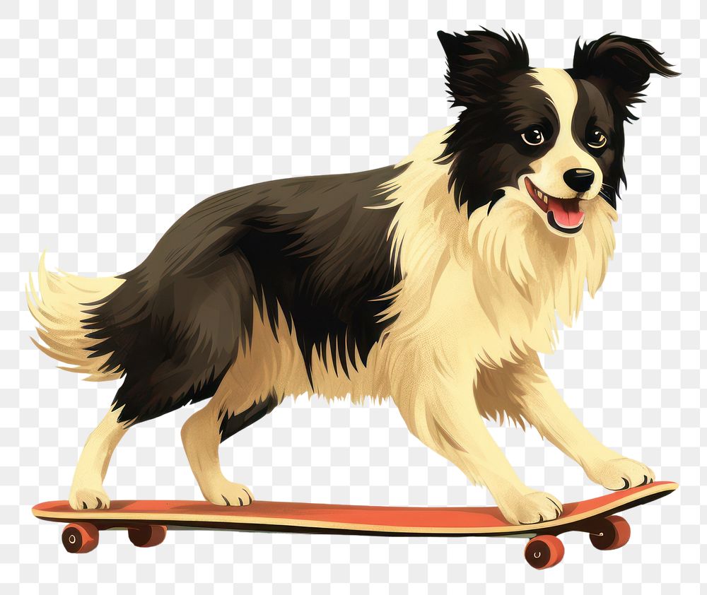 PNG Skateboard mammal animal dog. 