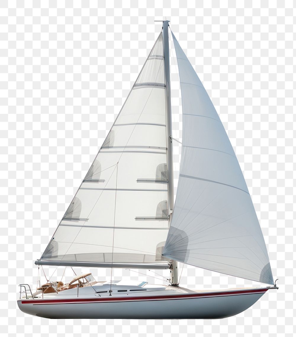 PNG  Sailing watercraft sailboat vehicle. AI generated Image by rawpixel.