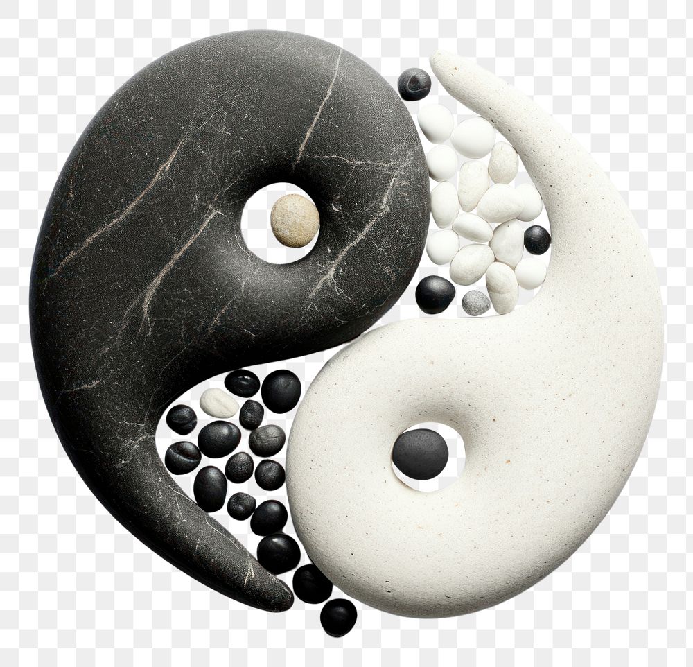 PNG  Yin yang jewelry bead accessories. AI generated Image by rawpixel.