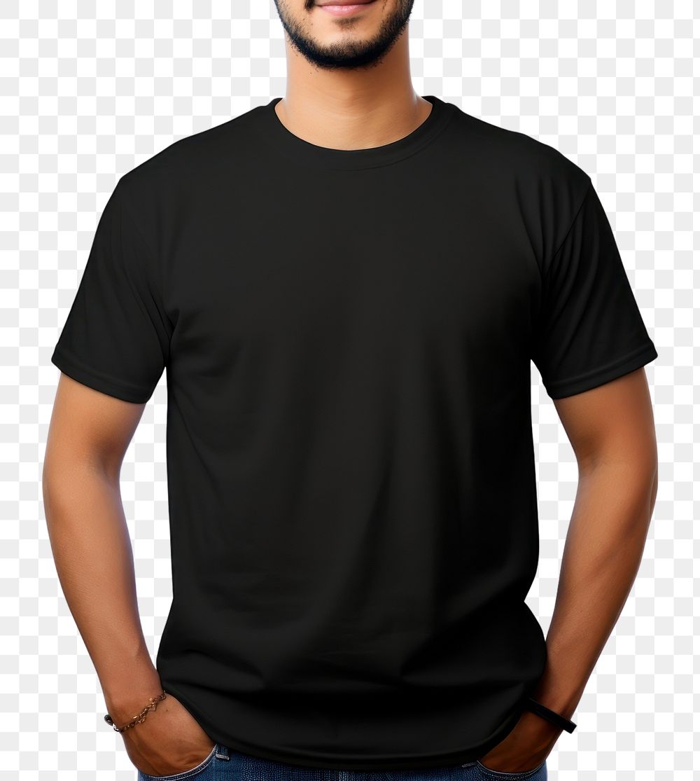 PNG T-shirt sleeve black white | Premium PNG - rawpixel