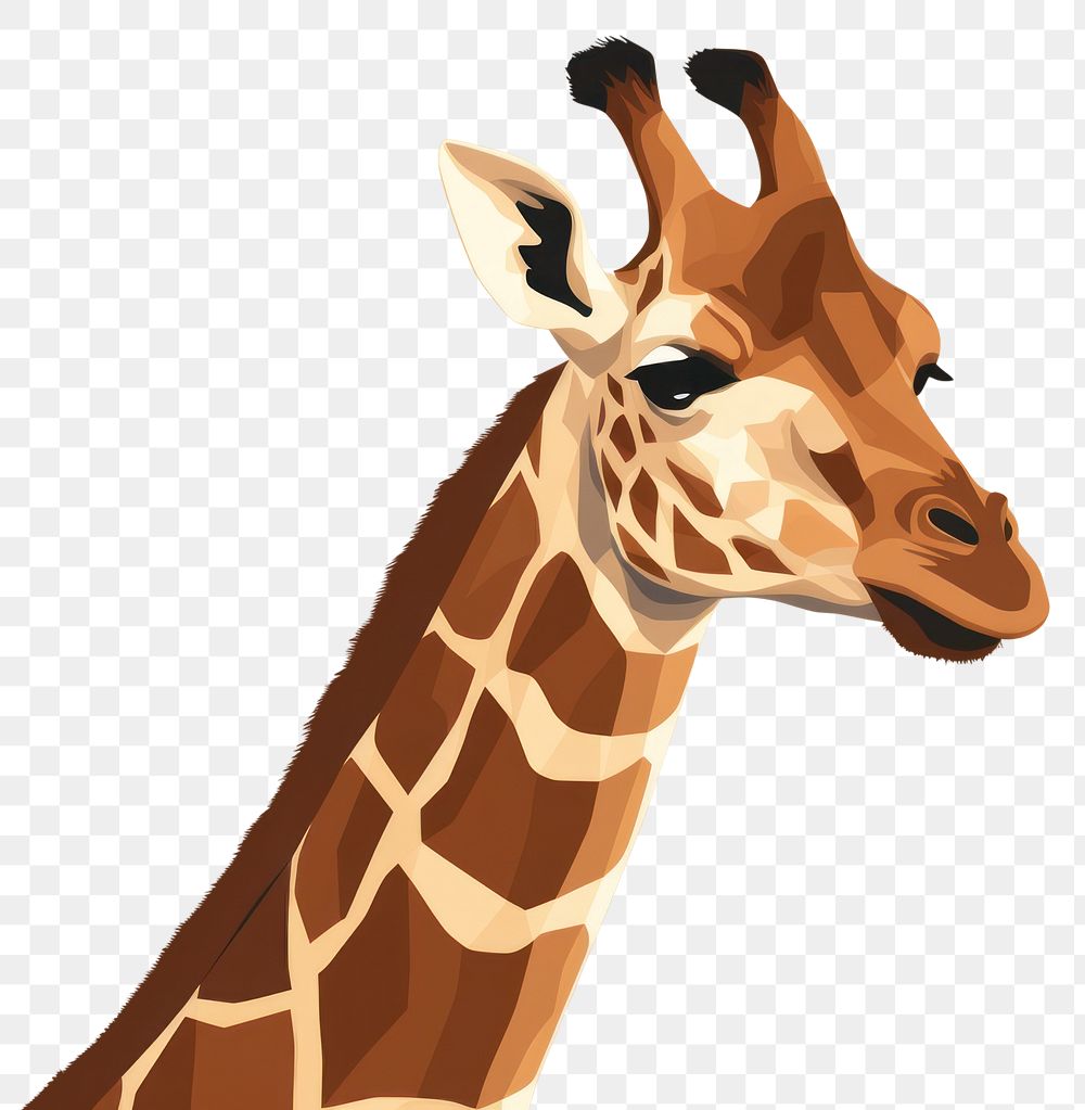 PNG Giraffe giraffe wildlife animal. AI generated Image by rawpixel.