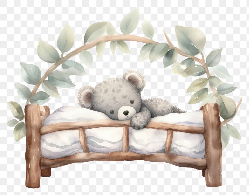 PNG Furniture koala toy bed. 