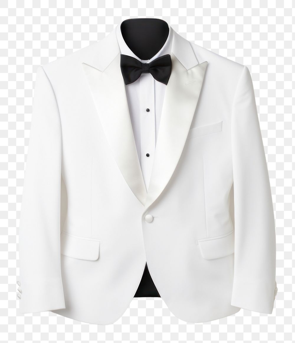 PNG  Tuxedo tuxedo blazer white. AI generated Image by rawpixel.