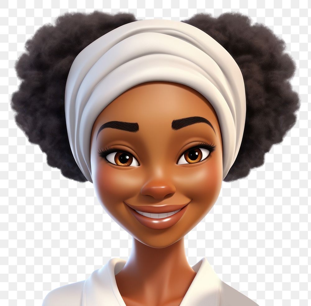 PNG Spa black Woman cartoon adult woman. AI generated Image by rawpixel.