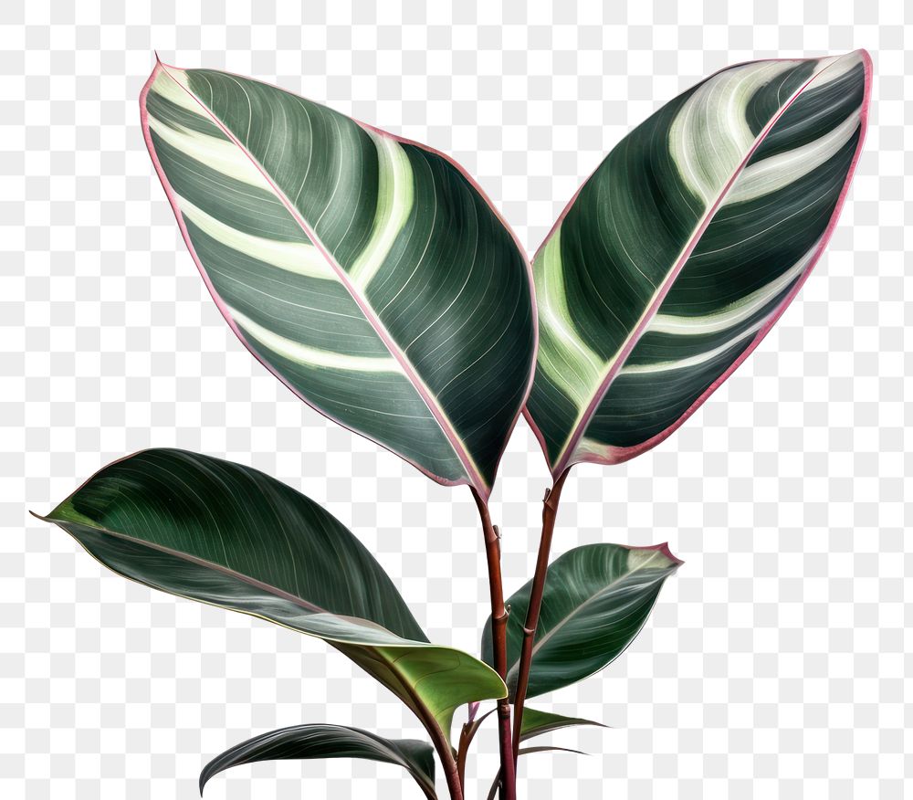 PNG Tropical plants leaf white background freshness. AI generated Image by rawpixel.
