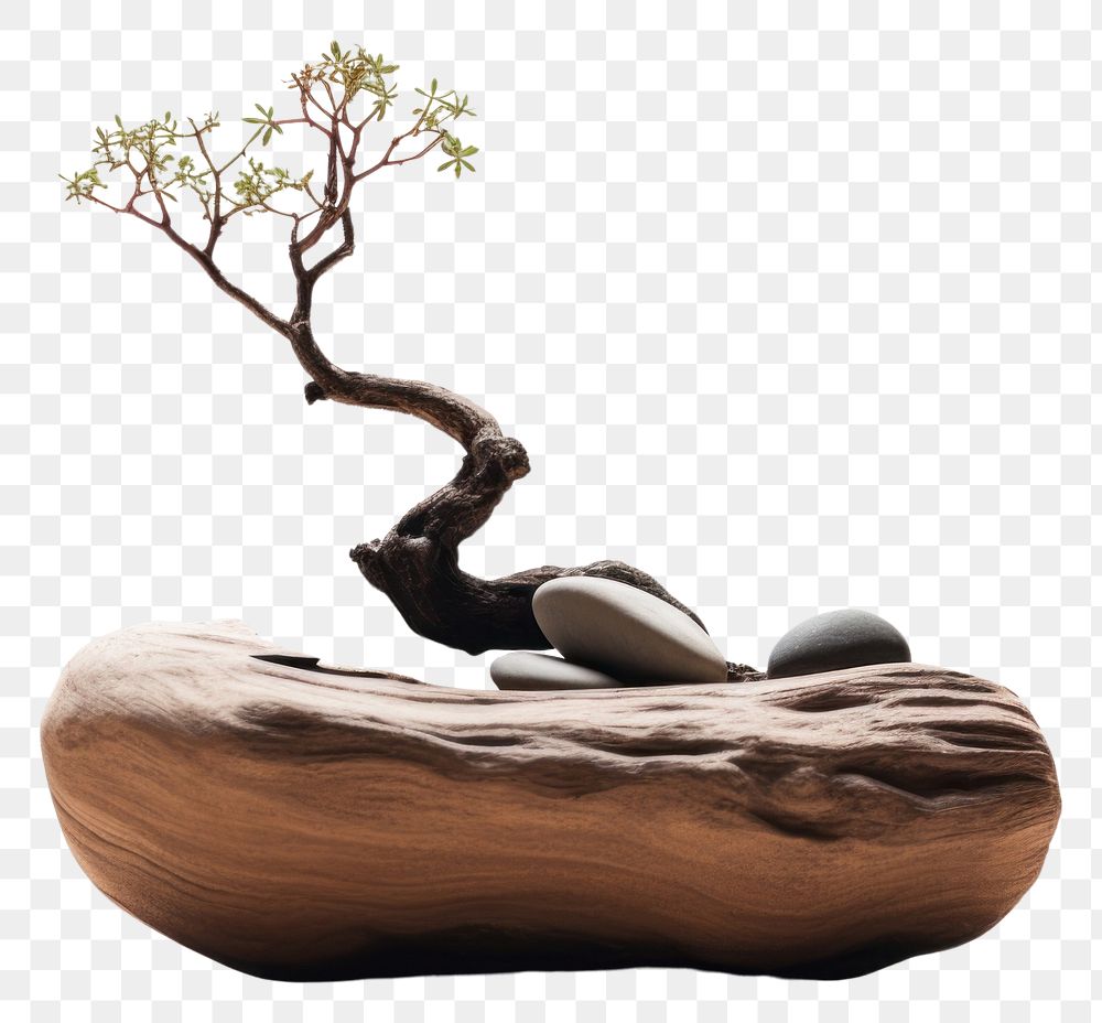 PNG Bonsai plant wood tree. AI generated Image by rawpixel.