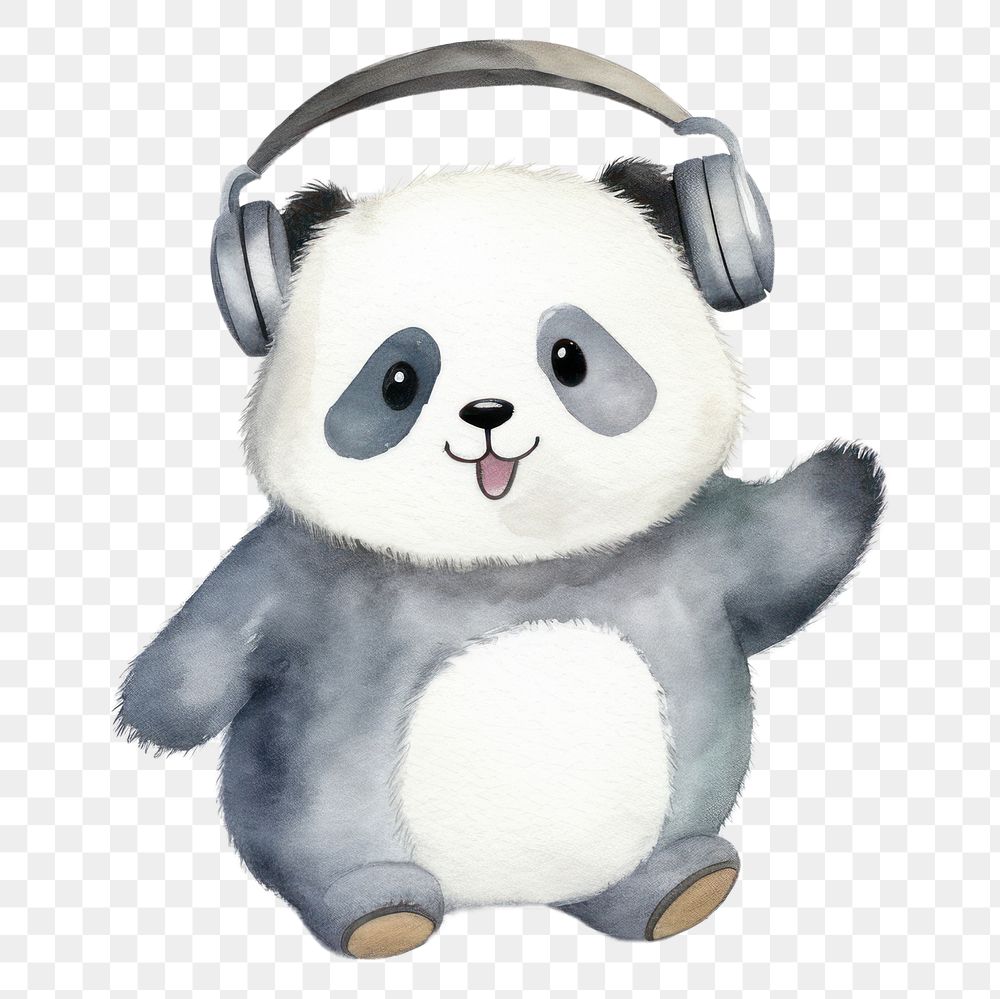 PNG Cartoon animal panda cute. 