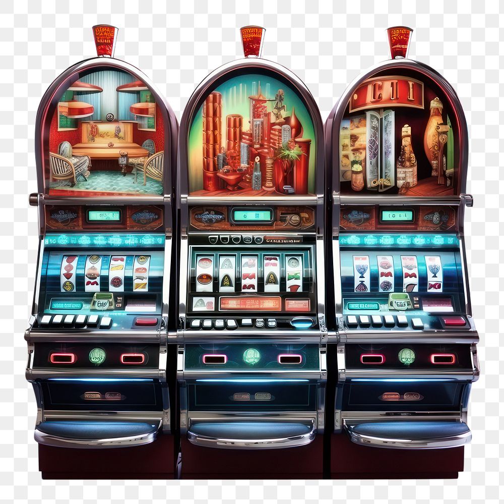 PNG  SLOT MACHINE furniture gambling machine. AI generated Image by rawpixel.