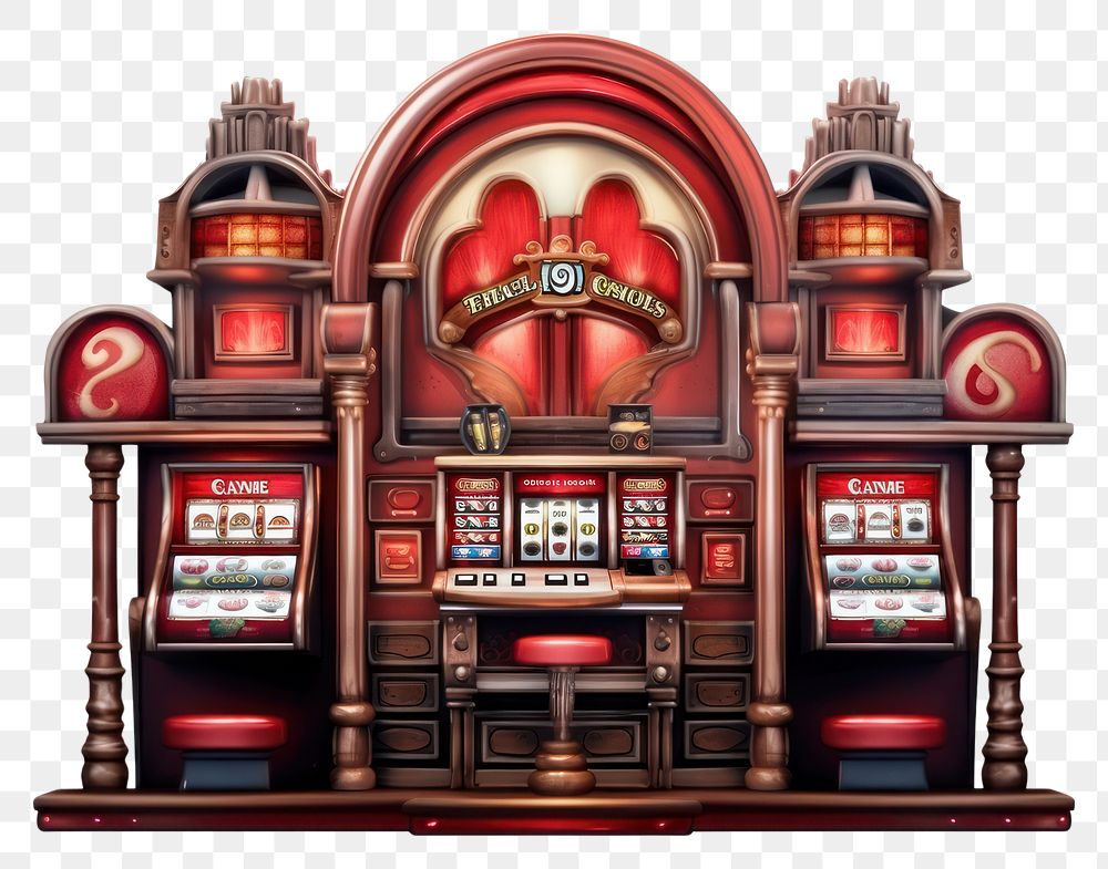 PNG SLOT MACHINE casino game slot. AI generated Image by rawpixel.