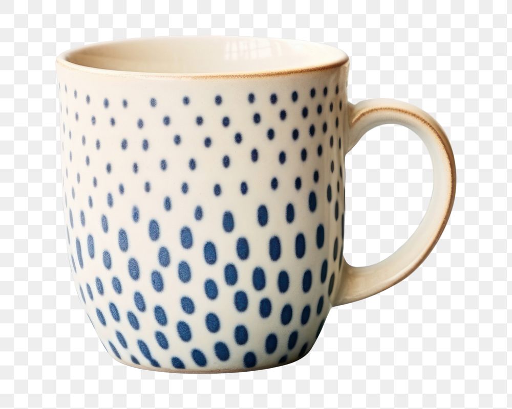 PNG Ceramic coffee mugs porcelain tableware pottery. AI generated Image by rawpixel.