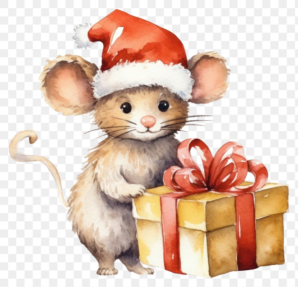 PNG Lion christmas mammal animal rat. AI generated Image by rawpixel.