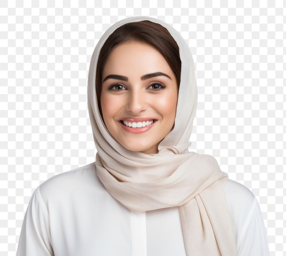 PNG Smile scarf happy white background. AI generated Image by rawpixel.