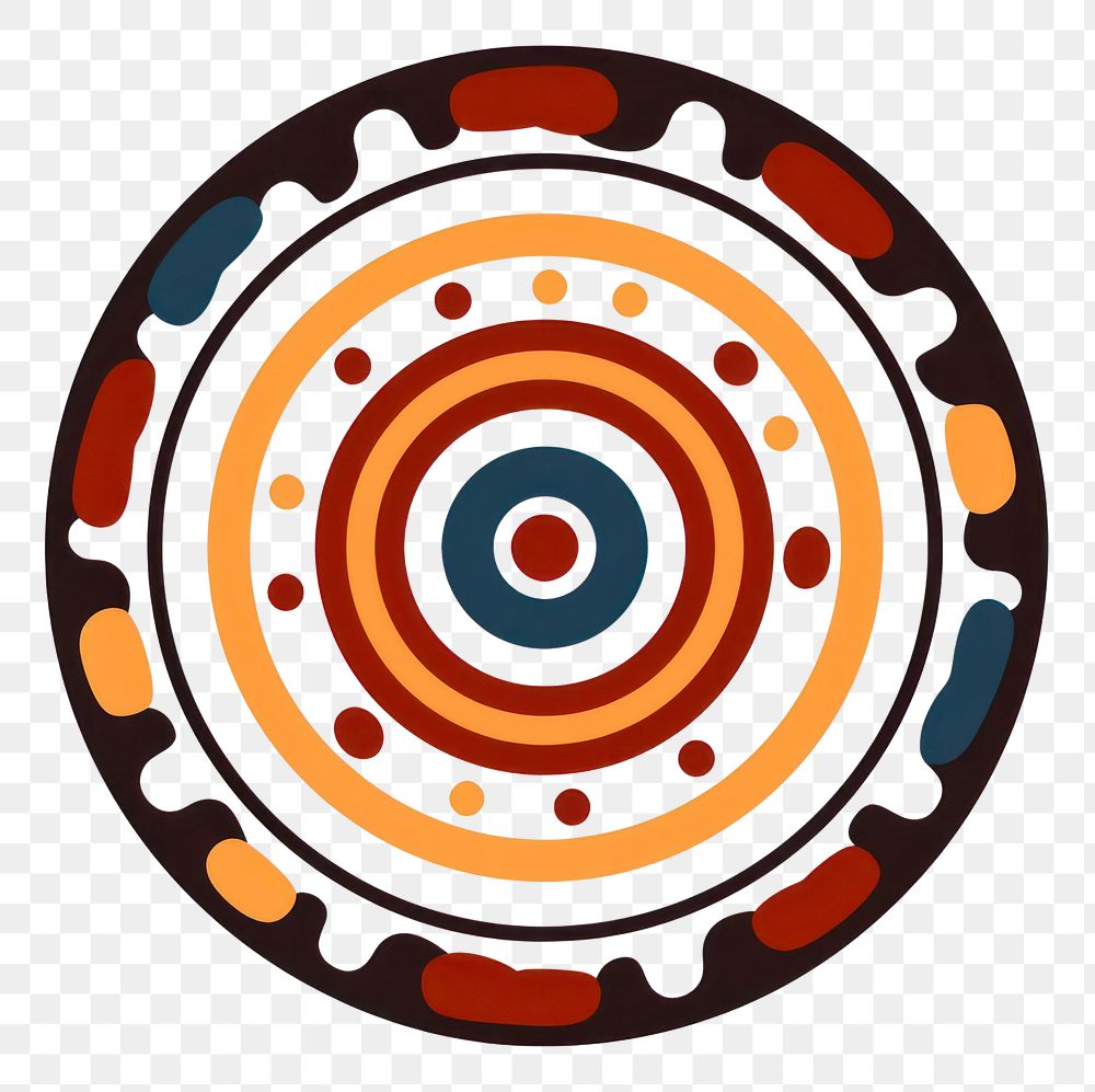 PNG Aboriginal art logo white background creativity. AI generated Image by rawpixel.