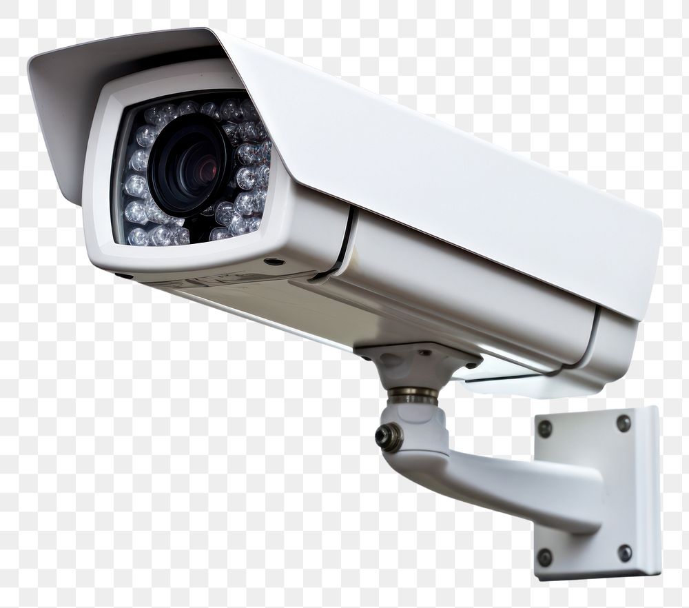 PNG Cctv security white background surveillance. AI generated Image by rawpixel.