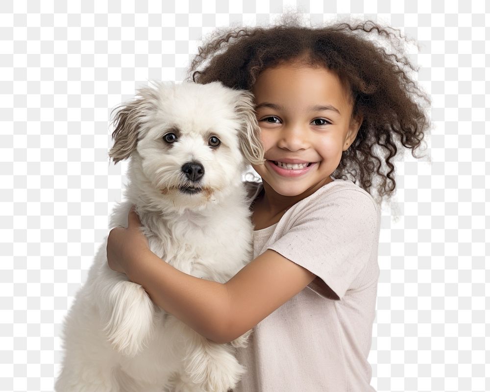PNG  Animal child dog portrait. AI generated Image by rawpixel.