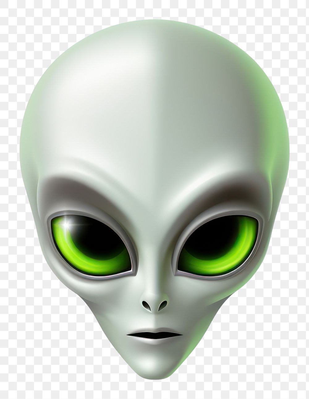 PNG Alien mask white background representation