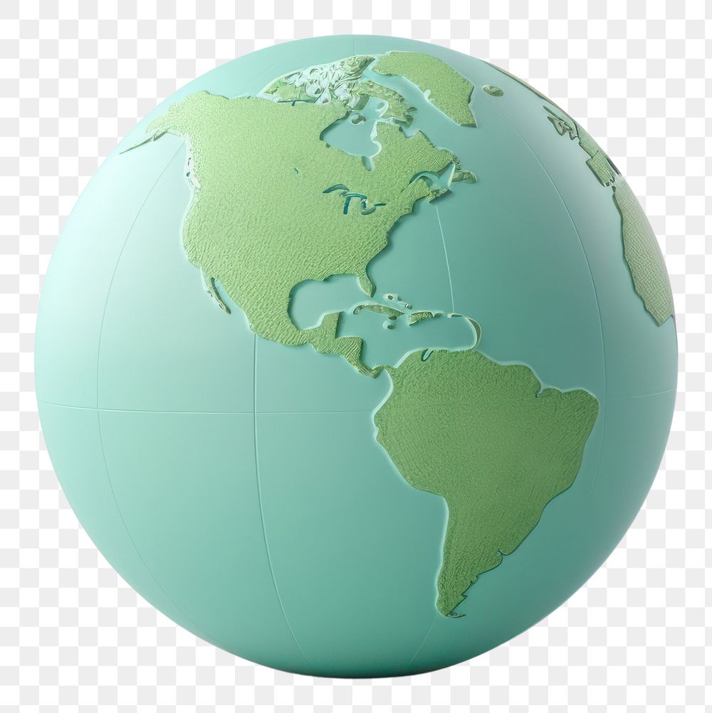 PNG Earth sphere planet globe. AI generated Image by rawpixel.