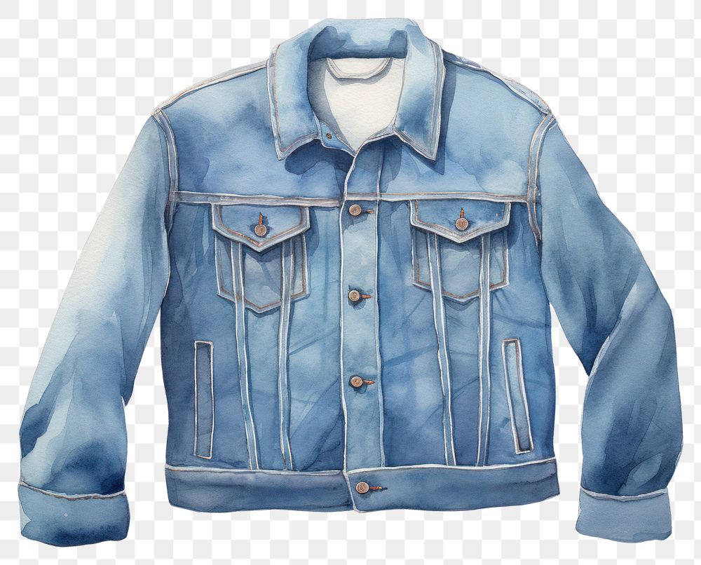 PNG A jeans jacket sleeve denim coathanger. 