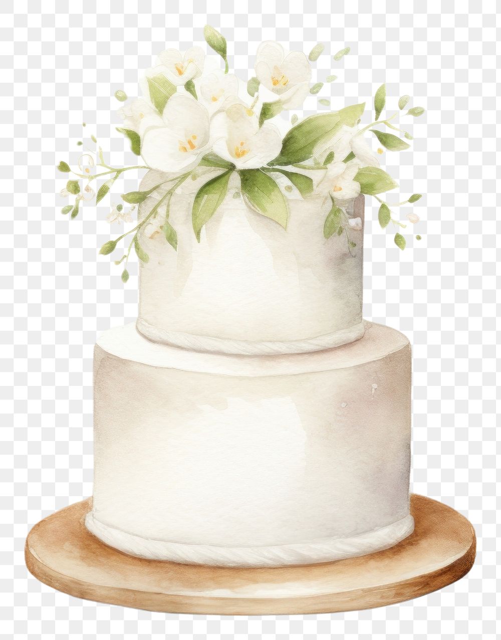 PNG Wedding cake dessert food freshness. AI generated Image by rawpixel.