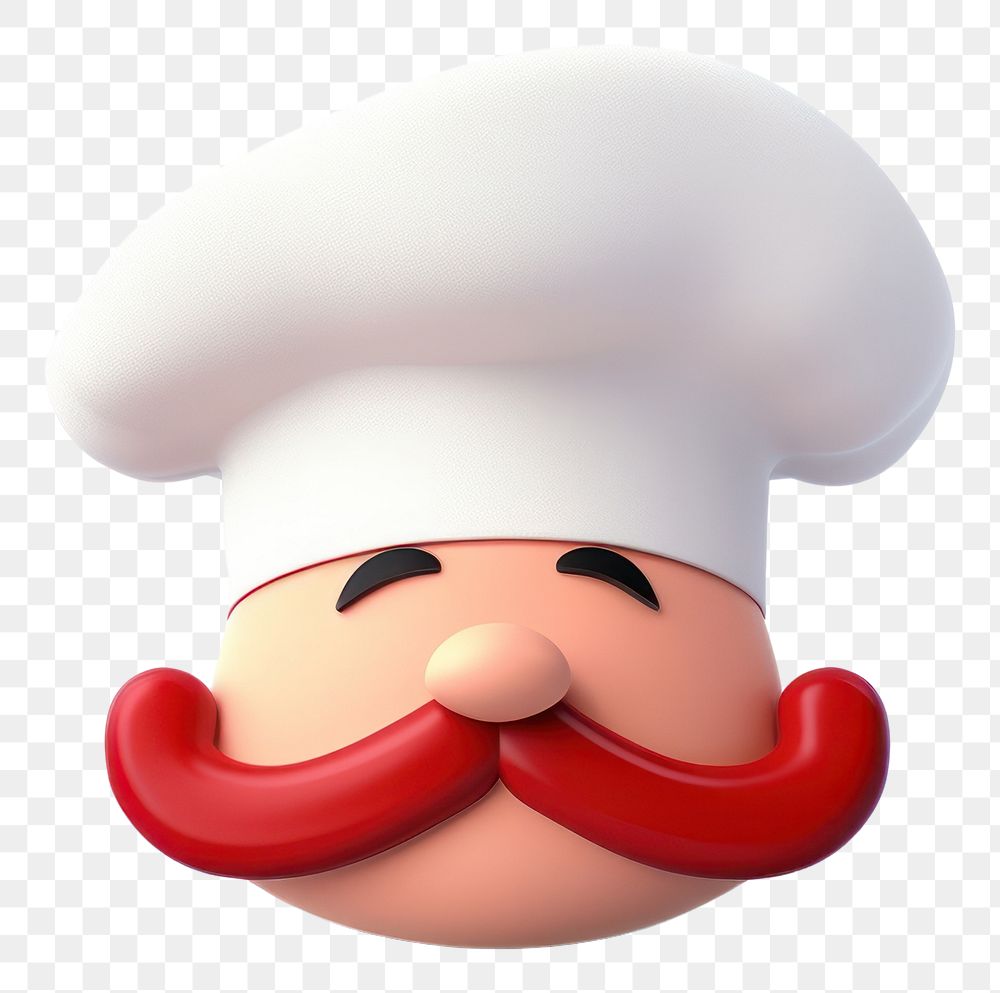 PNG  Chef hat cartoon white background freshness. AI generated Image by rawpixel.