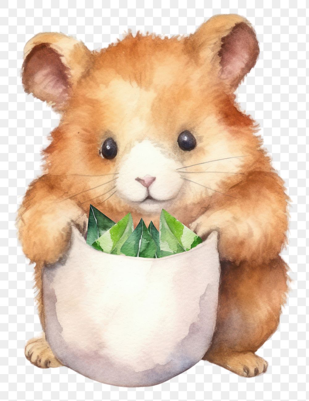 PNG Cute hamster animal rodent mammal. AI generated Image by rawpixel.