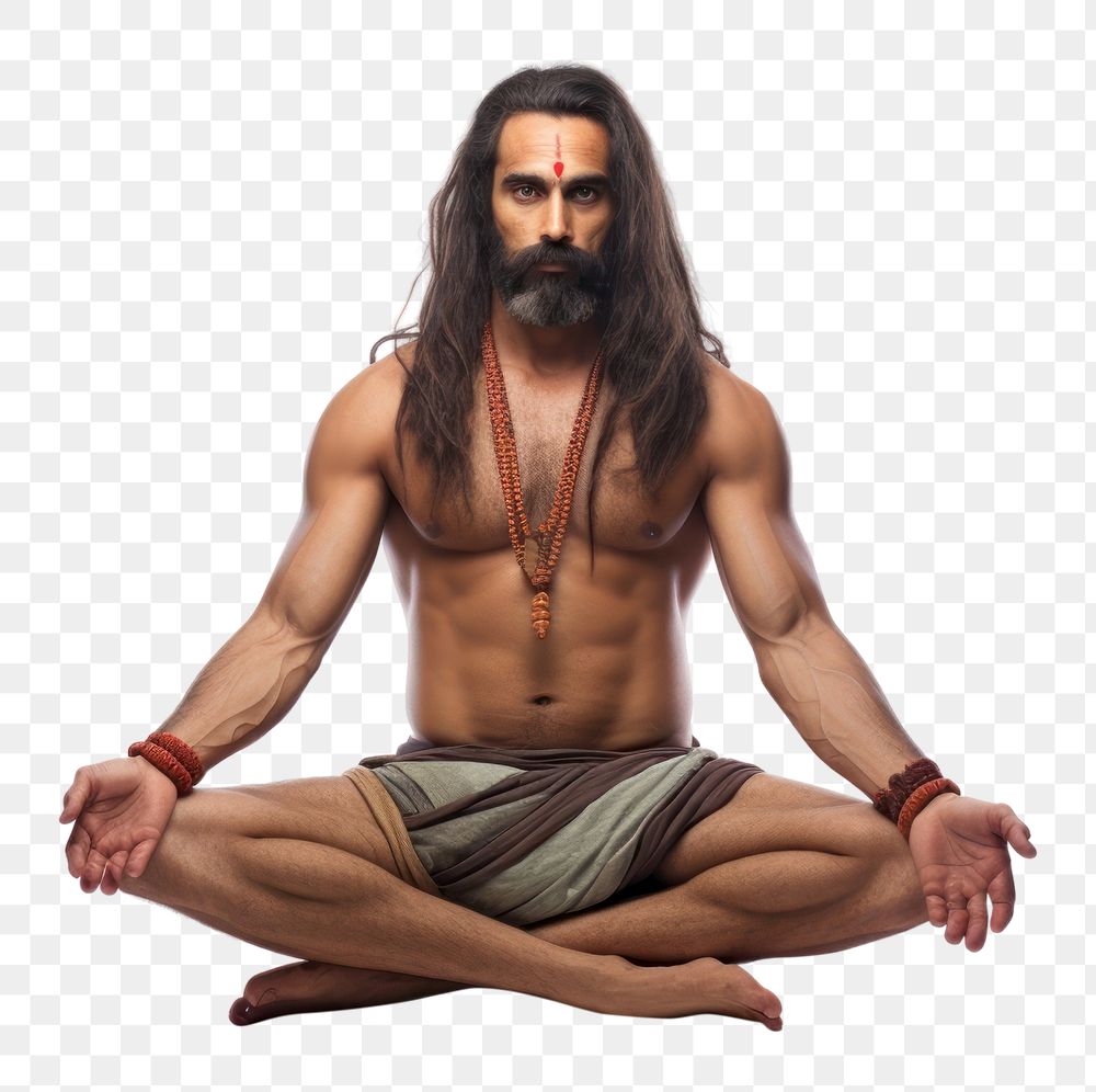 PNG Yoga sitting sports adult. AI generated Image by rawpixel.