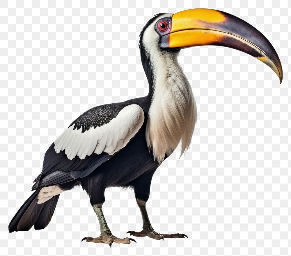 PNG A great hornbill a Buceros bicornis animal toucan. AI generated Image by rawpixel.