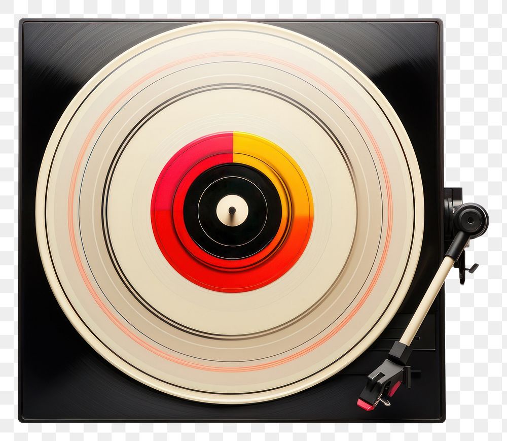 PNG  Gramophone record white background vinyl record. AI generated Image by rawpixel.