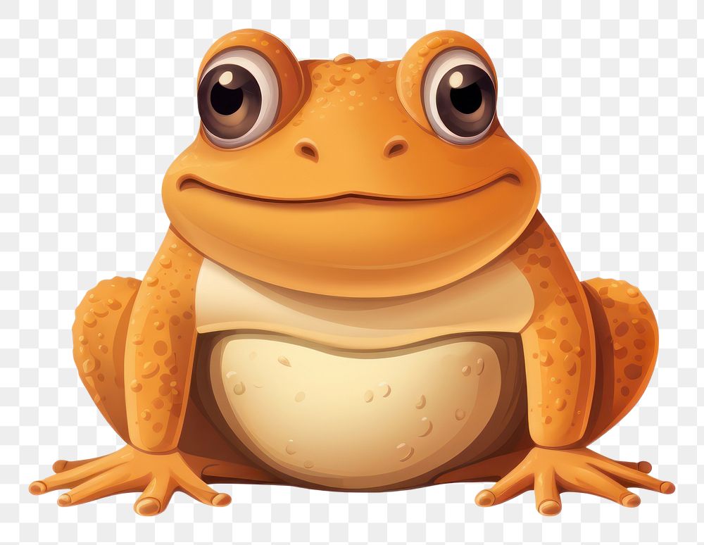 PNG Toad amphibian wildlife cartoon. AI generated Image by rawpixel.