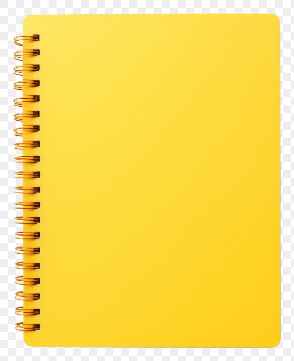 PNG Notebook yellow diary page. AI generated Image by rawpixel.