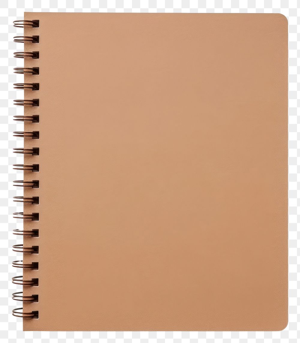 PNG Notebook diary brown page. 