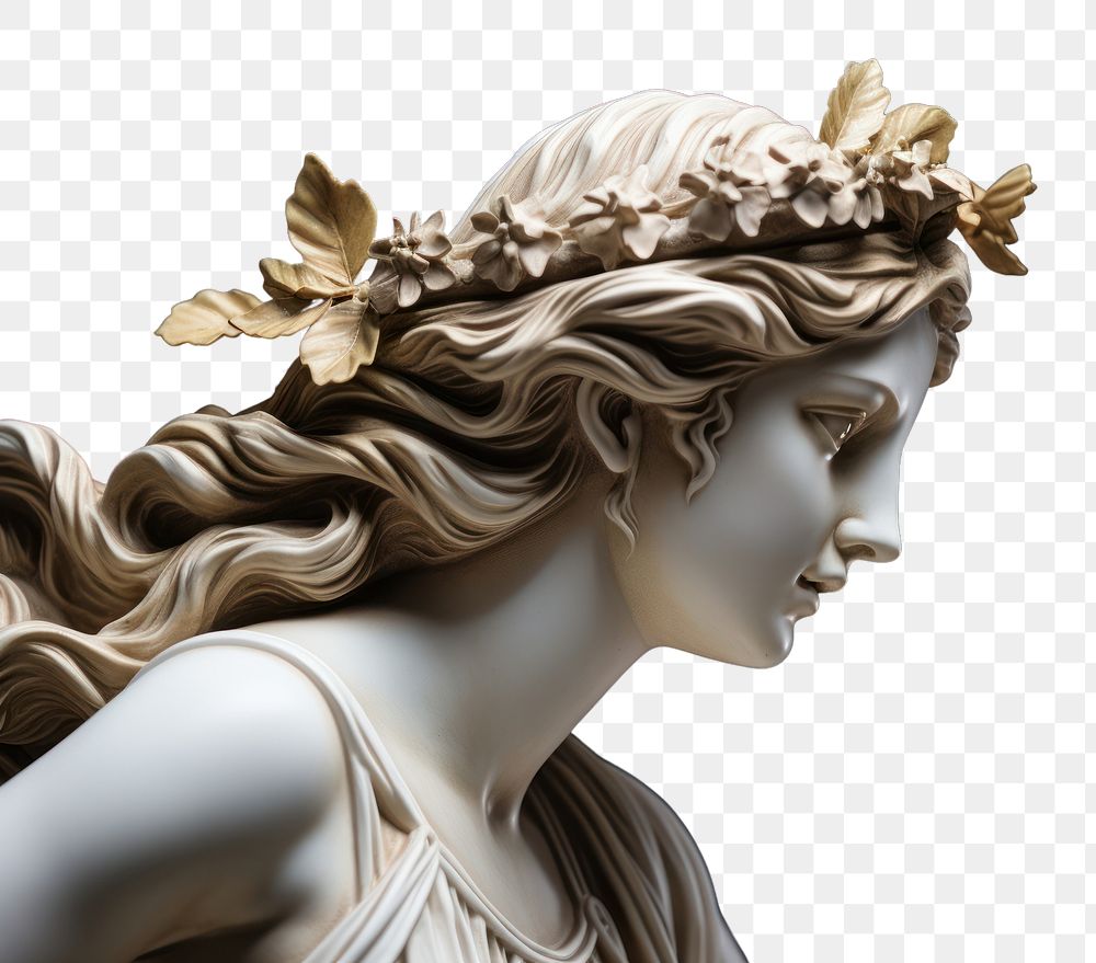 PNG Sculpture art statue craft AI generated Image by rawpixel