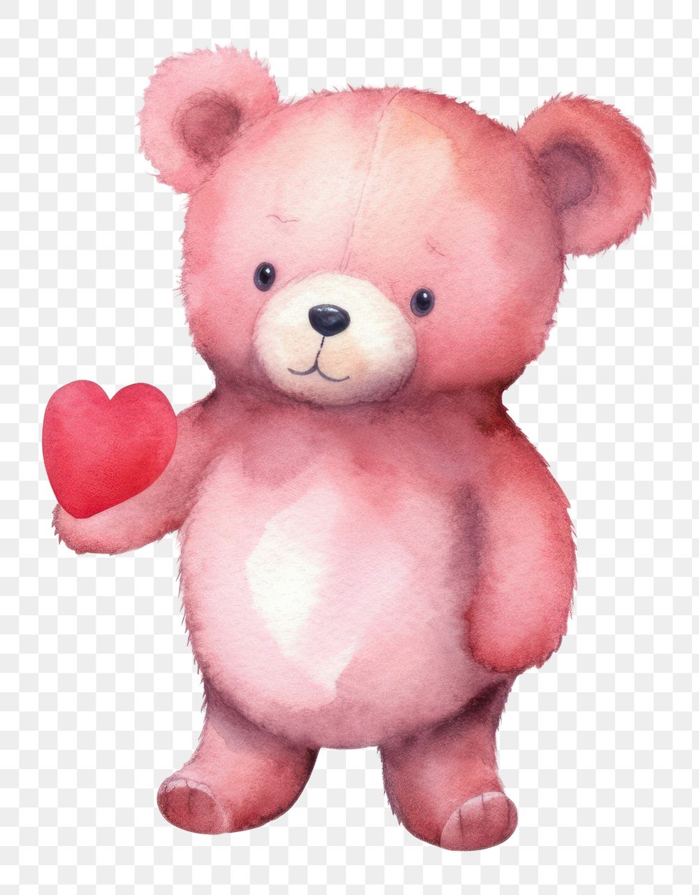 PNG Teddy bears hug heart love toy. AI generated Image by rawpixel.